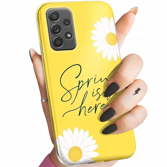 Etui Do Samsung Galaxy A52 5G Wzory Wiosna Wiosenne Spring Obudowa Case Samsung