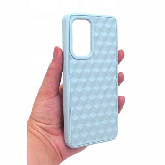 Etui do Samsung Galaxy A53 5G A536 niebies 3D Cube Pokrowiec Case Obudowa ochronna GSM-HURT