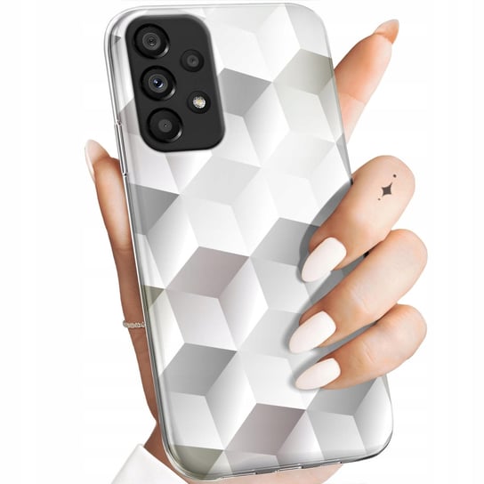 Etui Do Samsung Galaxy A53 5G Wzory 3D Geometryczne Iluzja Obudowa Case Samsung Electronics