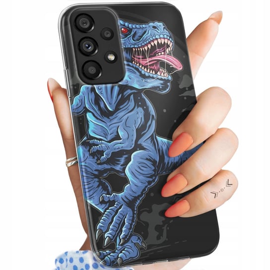 Etui Do Samsung Galaxy A53 5G Wzory Dinozaury Reptilia Prehistoryczne Case Samsung Electronics