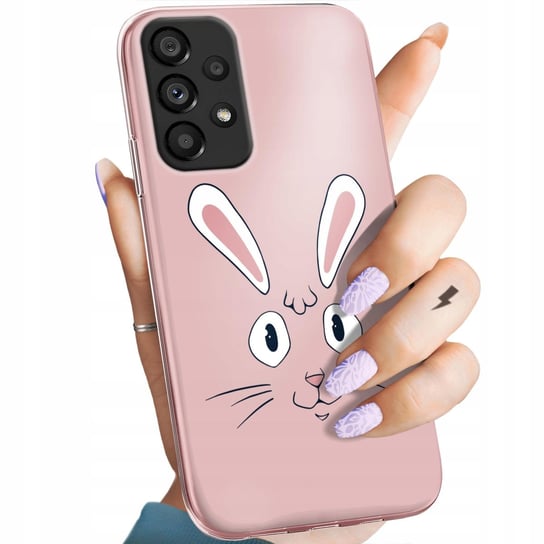Etui Do Samsung Galaxy A53 5G Wzory Królik Zając Bunny Obudowa Pokrowiec Samsung