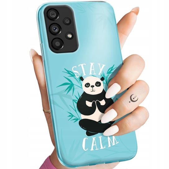 Etui Do Samsung Galaxy A53 5G Wzory Panda Bambus Pandy Obudowa Pokrowiec Samsung