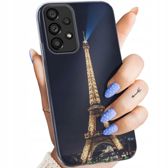 Etui Do Samsung Galaxy A53 5G Wzory Paryż Francja Eiffel Obudowa Pokrowiec Samsung Electronics