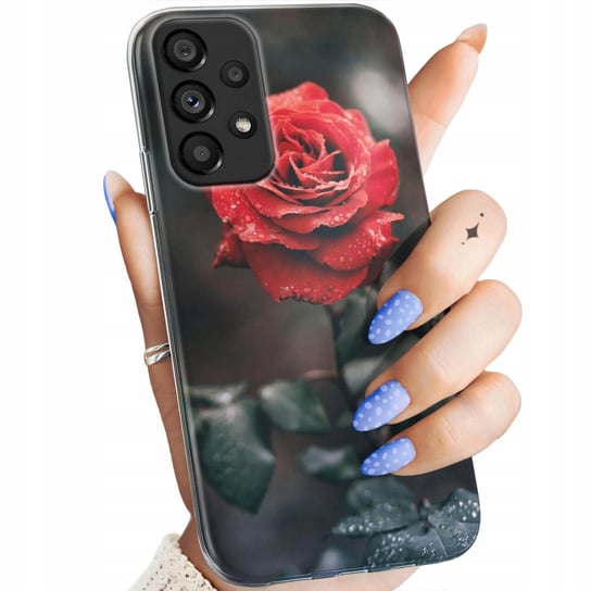 Etui Do Samsung Galaxy A53 5G Wzory Róża Z Różą Rose Obudowa Pokrowiec Case Samsung Electronics