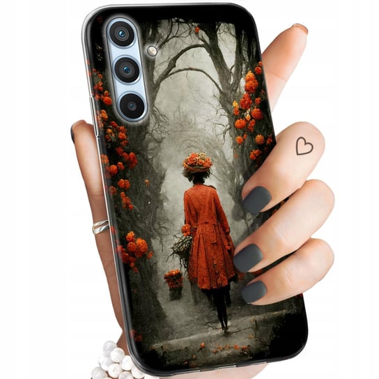 Etui Do Samsung Galaxy A54 5G Wzory Jesień Liście Autumn Obudowa Pokrowiec Samsung