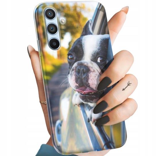 Etui Do Samsung Galaxy A54 5G Wzory Mops Buldog Francuski Angielski Obudowa Samsung