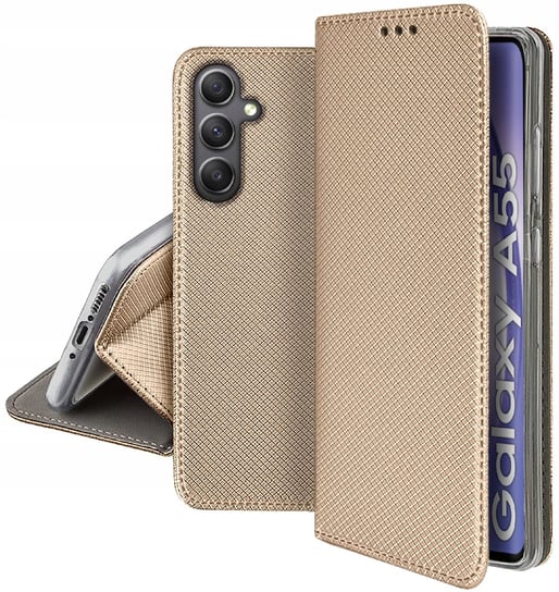 Etui do Samsung Galaxy A55 | A55 5G SMART MAGNET CASE PORTFEL + SZKŁO 9H Krainagsm