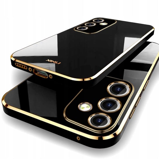 ETUI DO SAMSUNG GALAXY A56 5G I ELEGANCKIE GLAMOUR GOLD CASE + SZKŁO 9H TeleProtector