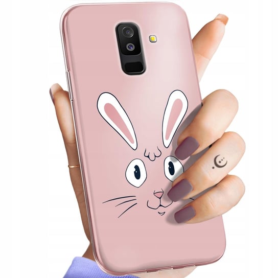 Etui Do Samsung Galaxy A6+ 2018 Wzory Królik Zając Bunny Obudowa Pokrowiec Samsung