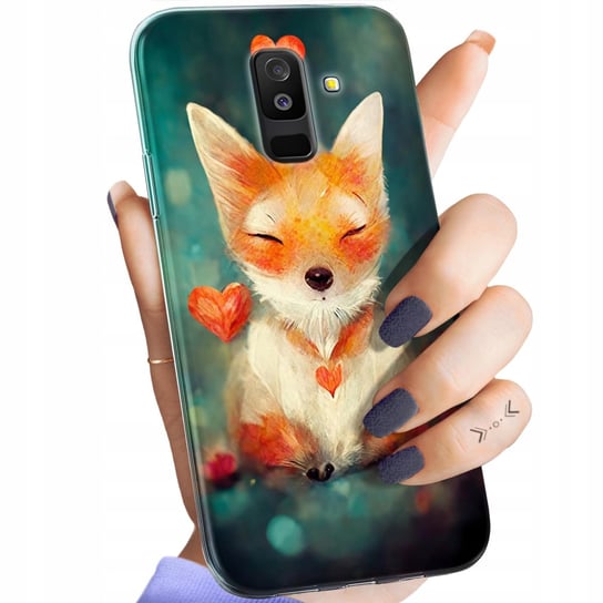 Etui Do Samsung Galaxy A6+ 2018 Wzory Liski Lisy Fox Obudowa Pokrowiec Case Samsung
