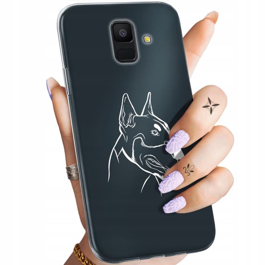 Etui Do Samsung Galaxy A6 2018 Wzory Męskie Facet Wąsy Obudowa Pokrowiec Samsung Electronics