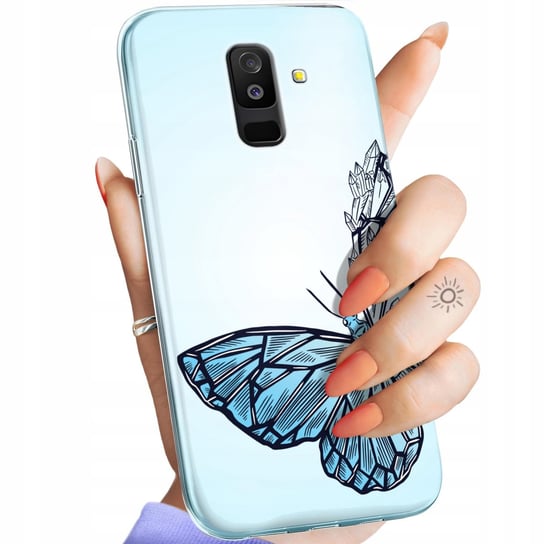 Etui Do Samsung Galaxy A6+ 2018 Wzory Motyle Butterfly Barwne Obudowa Case Samsung Electronics