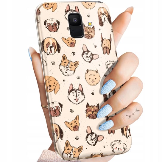 Etui Do Samsung Galaxy A6 2018 Wzory Psy Pieski Pisiaki Obudowa Pokrowiec Samsung Electronics