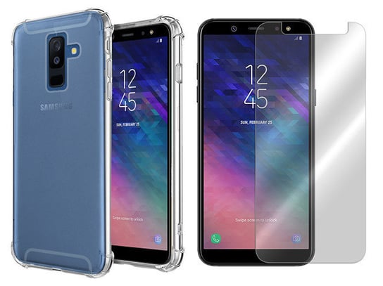 Etui Do Samsung Galaxy A6 Plus 2018 Air + Szkło 9H VegaCom