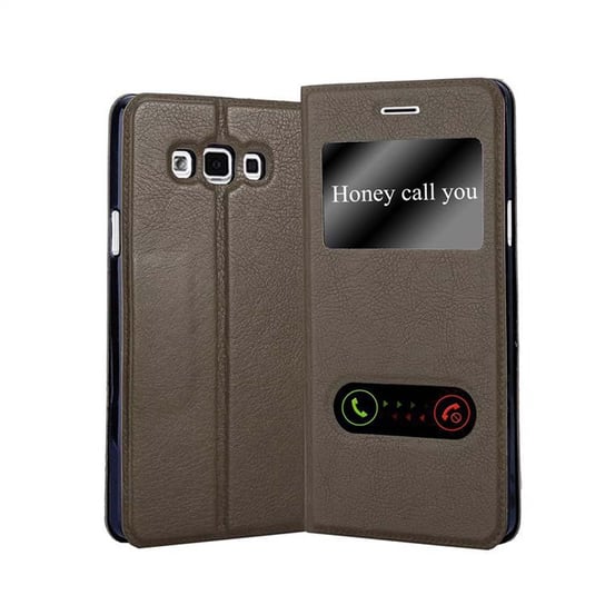 Etui Do Samsung Galaxy A7 2015 w BRĄZOWY KAMIEŃ Pokrowiec Obudowa Case Cover Portfel Ochronny Cadorabo Cadorabo