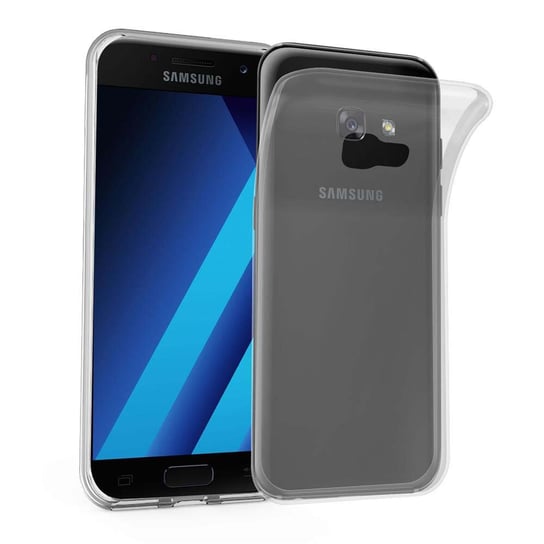 Etui Do Samsung Galaxy A7 2017 Pokrowiec w W PEŁNI PRZEZROCZYSTY Obudowa Ochronny TPU Silikon Case Cover Cadorabo Cadorabo