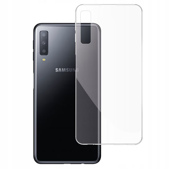 Etui Do Samsung Galaxy A7 2018 Gumowe Obudowa Case Silikon Slim Pokrowiec Samsung