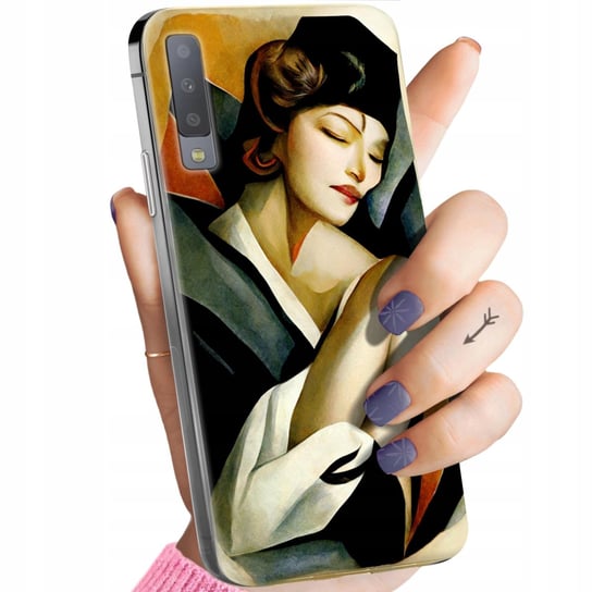Etui Do Samsung Galaxy A7 2018 Wzory Art Deco Łempicka Tamara Barbier Case Samsung