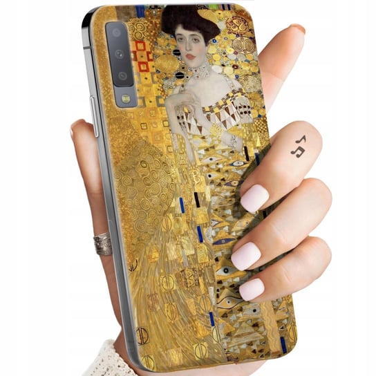Etui Do Samsung Galaxy A7 2018 Wzory Klimt Gustav Pocałunek Obudowa Case Samsung