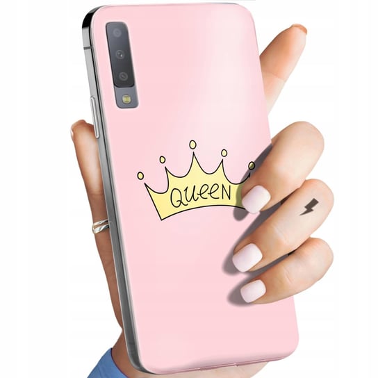 Etui Do Samsung Galaxy A7 2018 Wzory Księżniczka Queen Princess Obudowa Samsung