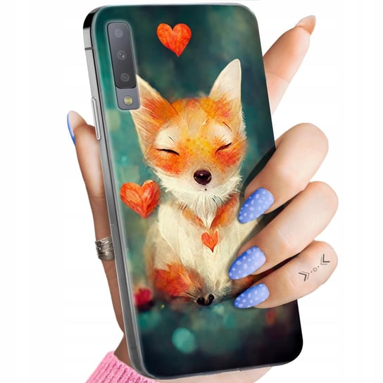 Etui Do Samsung Galaxy A7 2018 Wzory Liski Lisy Fox Obudowa Pokrowiec Case Samsung