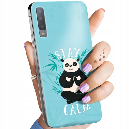 Etui Do Samsung Galaxy A7 2018 Wzory Panda Bambus Pandy Obudowa Pokrowiec Samsung