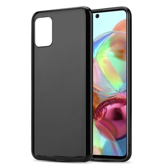 Etui Do Samsung Galaxy A71 4G Pokrowiec w CZARNY Obudowa Ochronny TPU Silikon Case Cover Cadorabo Cadorabo