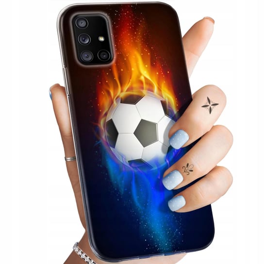 Etui Do Samsung Galaxy A71 5G Wzory Sport Piłkarskie Piłka Nożna Obudowa Samsung