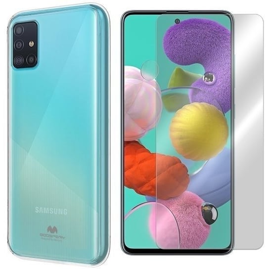 ETUI DO SAMSUNG GALAXY A71 MERCURY JELLY + SZKŁO Mercury