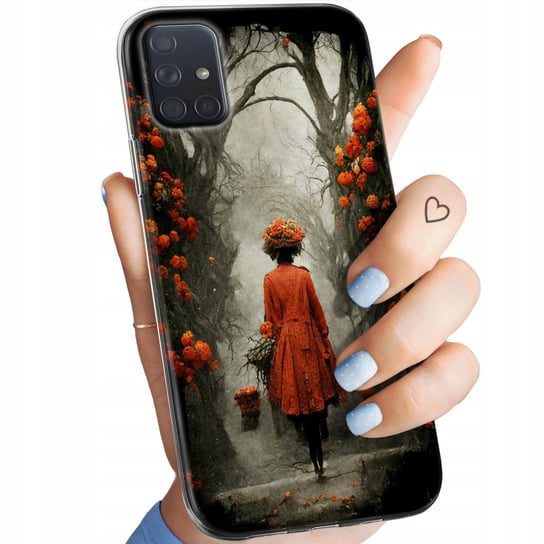 Etui Do Samsung Galaxy A71 Wzory Jesień Liście Autumn Obudowa Pokrowiec Samsung