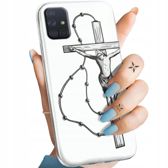 ETUI DO SAMSUNG GALAXY A71 WZORY JEZUS KRZYŻ RÓŻANIEC BÓG OBUDOWA POKROWIEC Samsung Electronics