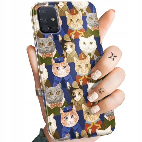 Etui Do Samsung Galaxy A71 Wzory Koty Kociaki Kotki Obudowa Pokrowiec Case Samsung
