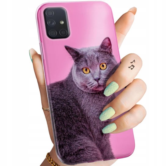 Etui Do Samsung Galaxy A71 Wzory Koty Kotki Kociaki Obudowa Pokrowiec Case Samsung Electronics