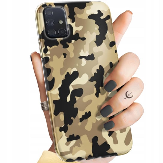 Etui Do Samsung Galaxy A71 Wzory Moro Wojskowe Militarne Obudowa Pokrowiec Samsung Electronics