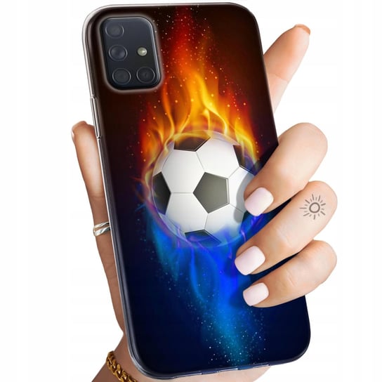 Etui Do Samsung Galaxy A71 Wzory Sport Piłkarskie Piłka Nożna Obudowa Case Samsung