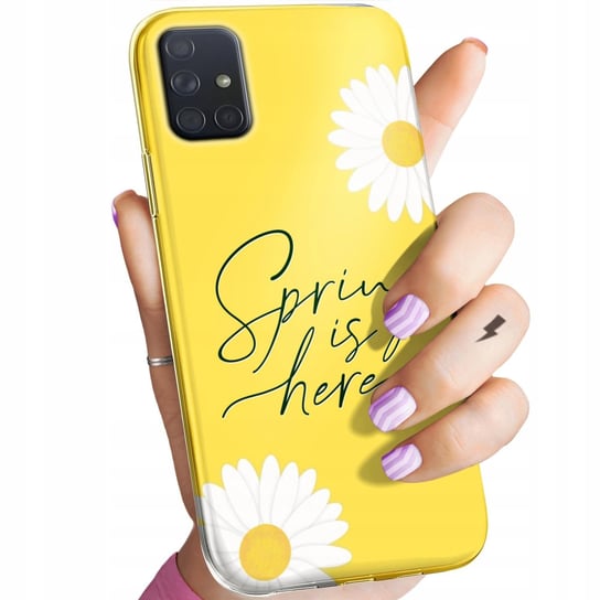 Etui Do Samsung Galaxy A71 Wzory Wiosna Wiosenne Spring Obudowa Pokrowiec Samsung