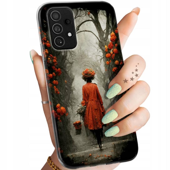 Etui Do Samsung Galaxy A72 Wzory Jesień Liście Autumn Obudowa Pokrowiec Samsung Electronics
