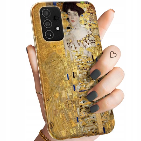 Etui Do Samsung Galaxy A72 Wzory Klimt Gustav Pocałunek Obudowa Pokrowiec Samsung