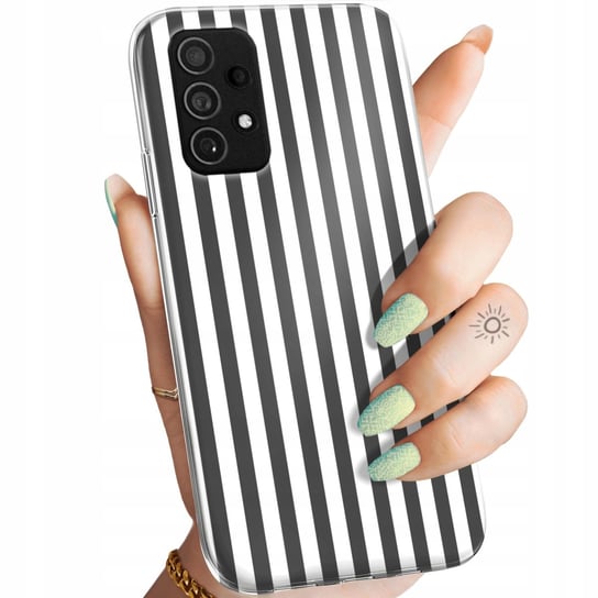 ETUI DO SAMSUNG GALAXY A72 WZORY PASKI LINIE FALE OBUDOWA POKROWIEC CASE Samsung Electronics