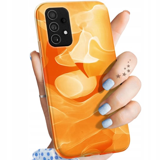 ETUI DO SAMSUNG GALAXY A72 WZORY POMARAŃCZOWE POMARAŃCZE ORANGE OBUDOWA Samsung Electronics