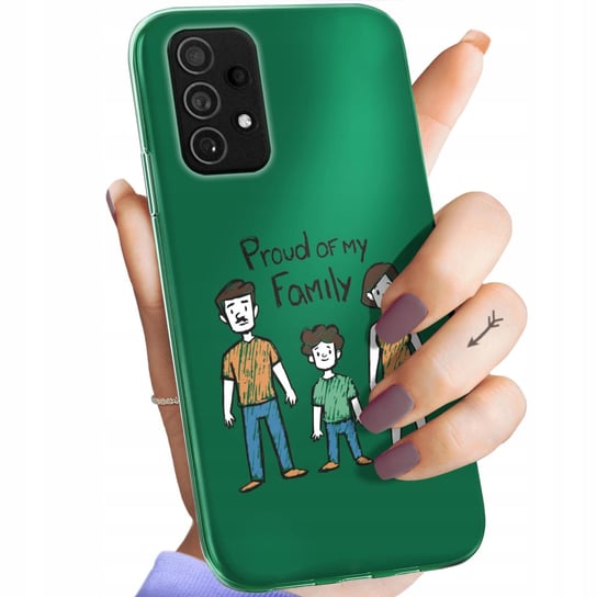 ETUI DO SAMSUNG GALAXY A72 WZORY RODZINA FAMILIA DOM OBUDOWA POKROWIEC CASE Samsung Electronics