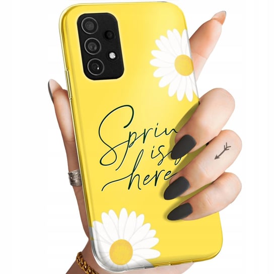 Etui Do Samsung Galaxy A72 Wzory Wiosna Wiosenne Spring Obudowa Pokrowiec Samsung