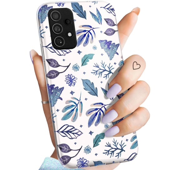 ETUI DO SAMSUNG GALAXY A72 WZORY ZIMA ŚNIEG ŚNIEŻYNKI WINTER OBUDOWA CASE Samsung Electronics