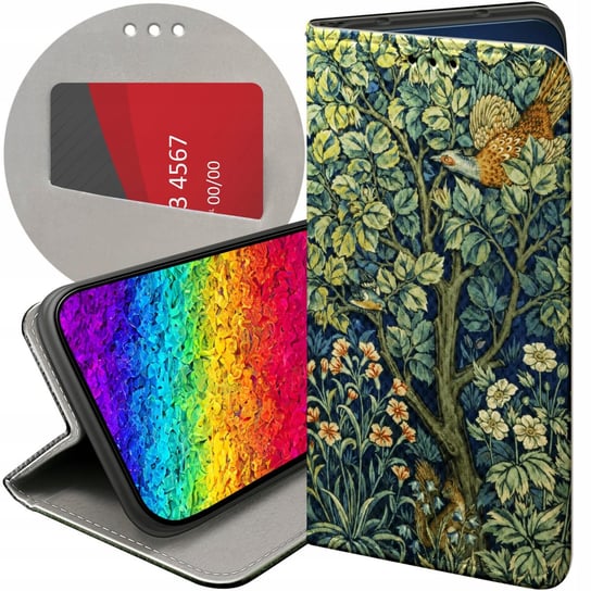 ETUI DO SAMSUNG GALAXY A73 5G WZORY WILLIAM MORRIS ARTS AND CRAFTS TAPETY Samsung Electronics