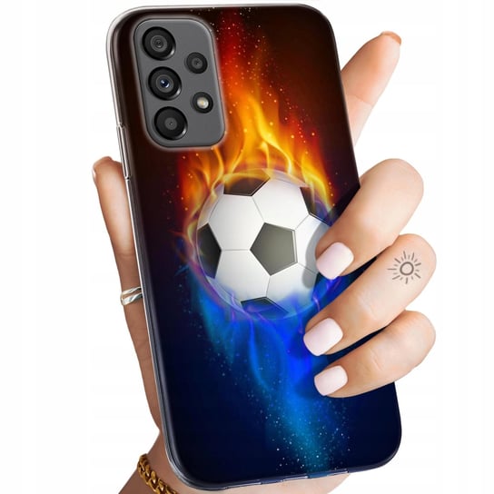 Etui Do Samsung Galaxy A73 Wzory Sport Piłkarskie Piłka Nożna Obudowa Case Samsung Electronics