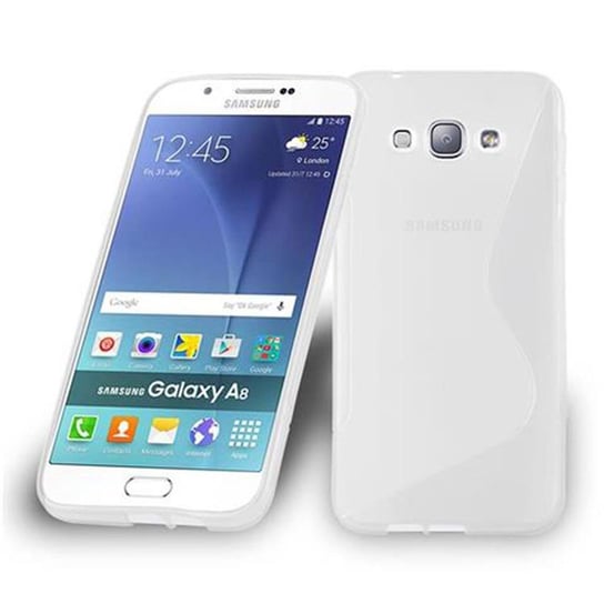 Etui Do Samsung Galaxy A8 2015 Pokrowiec w PÓŁPRZEZROCZYSTY Pokrowiec Ochronny Obudowa Case Cover TPU Cadorabo Cadorabo