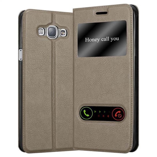 Etui Do Samsung Galaxy A8 2015 w BRĄZOWY KAMIEŃ Pokrowiec Obudowa Case Cover Portfel Ochronny Cadorabo Cadorabo