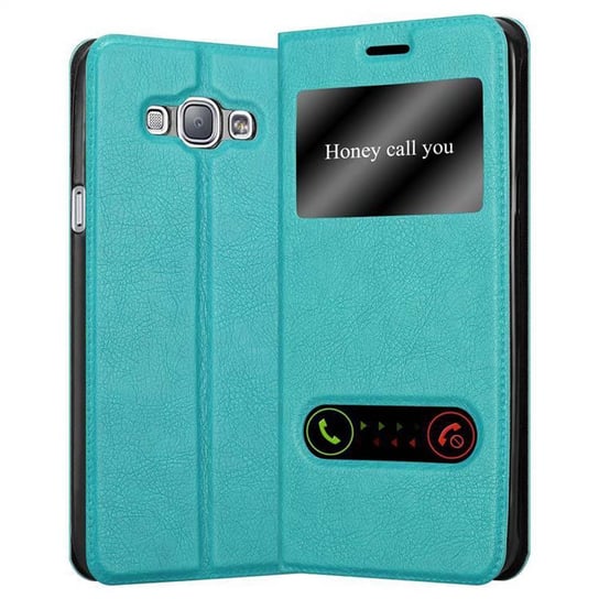 Etui Do Samsung Galaxy A8 2015 w MIĘTOWY TURKUS Pokrowiec Obudowa Case Cover Portfel Ochronny Cadorabo Cadorabo