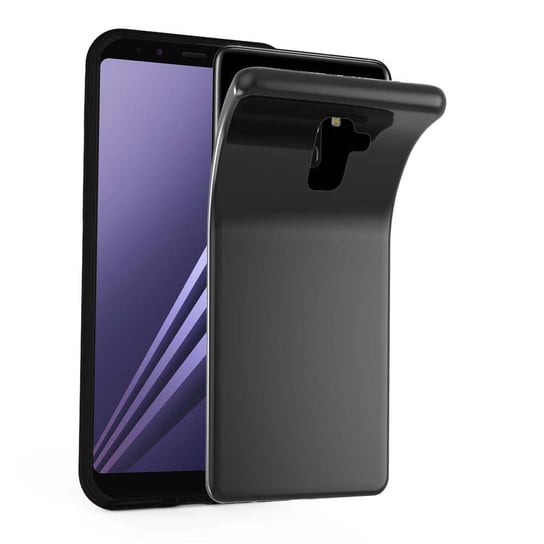 Etui Do Samsung Galaxy A8 2018 Pokrowiec w CZARNY Obudowa Ochronny TPU Silikon Case Cover Cadorabo Cadorabo
