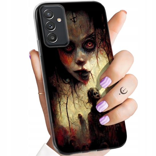 Etui Do Samsung Galaxy A82 5G Wzory Halloween Zombie Dynie Czaszki Wampiry Samsung